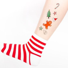 Diseño delicado del arte del tatuaje temporal de la fiesta de Navidad 2017